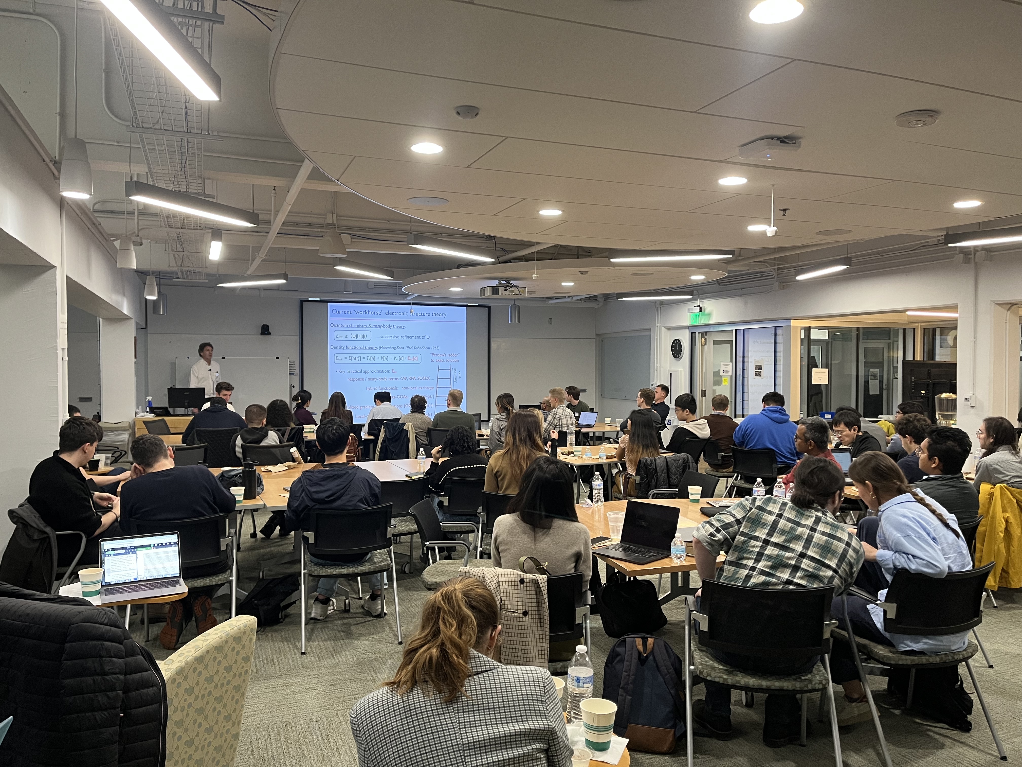 Volker Blum presenting